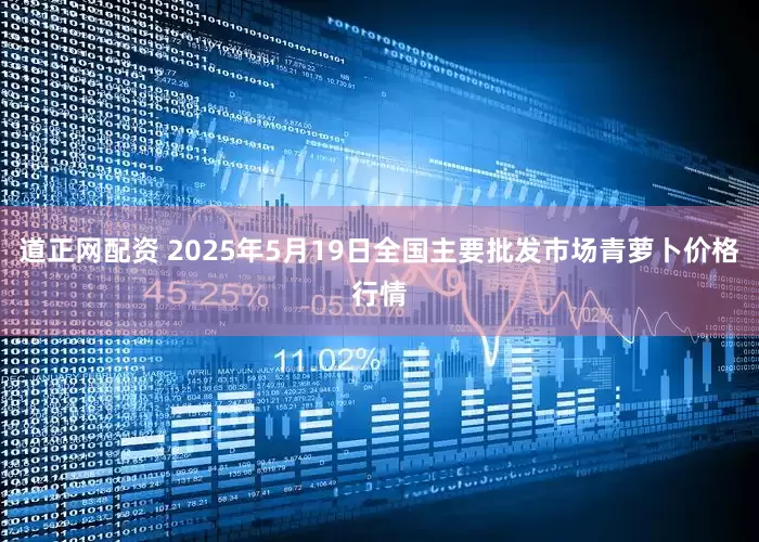 道正网配资 2025年5月19日全国主要批发市场青萝卜价格行情