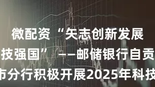 微配资 “矢志创新发展，建设科技强国”  ——邮储银行自贡市分行积极开展2025年科技活动周宣传活动