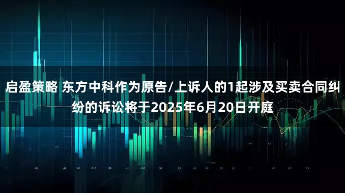 启盈策略 东方中科作为原告/上诉人的1起涉及买卖合同纠纷的诉讼将于2025年6月20日开庭